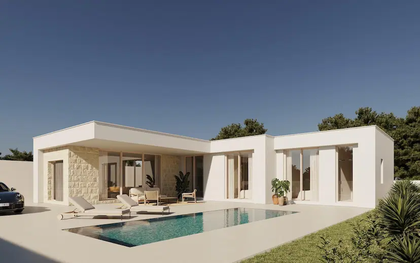 New Build Contemporary Villas in Polop Hills with Private Pool