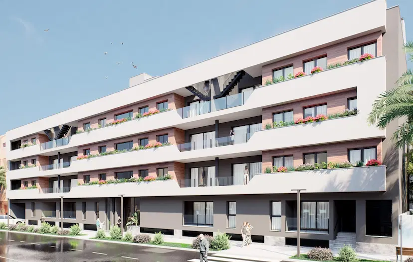 New Build Apartments for Sale in Lo Pagan (San Pedro del Pinatar) Near the Beach