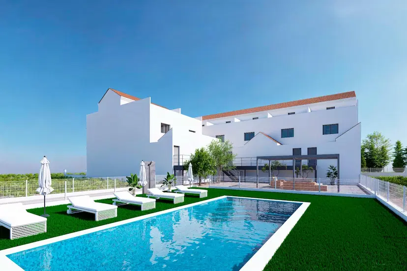 Modern Townhouses with Solarium and Basement in Rafal, Alicante