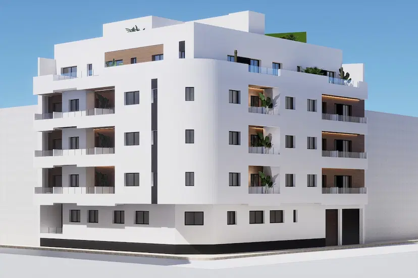 New Build Apartments in the Centre of Torrevieja Near Playa del Cura