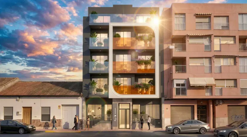 New Build Apartments 600 Metres from the Beach in Guardamar del Segura