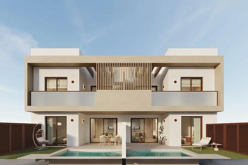 Exclusive New Build Bungalows with private pool in San Pedro del Pinatar