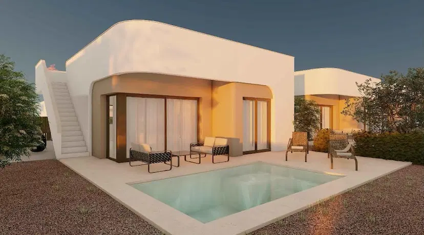 Exclusive villas with private pools at Hacienda del Álamo Golf Resort, Costa Cálida