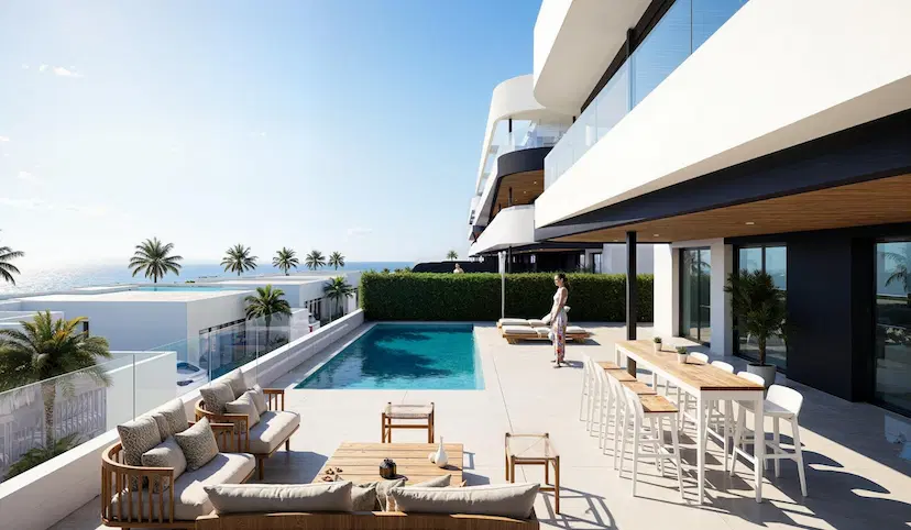 New Build Golf Front Apartments and Villas in La Serena Golf Los Alcazares