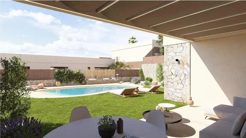 Contemporary One Level Villas in Altaona Golf Resort Murcia