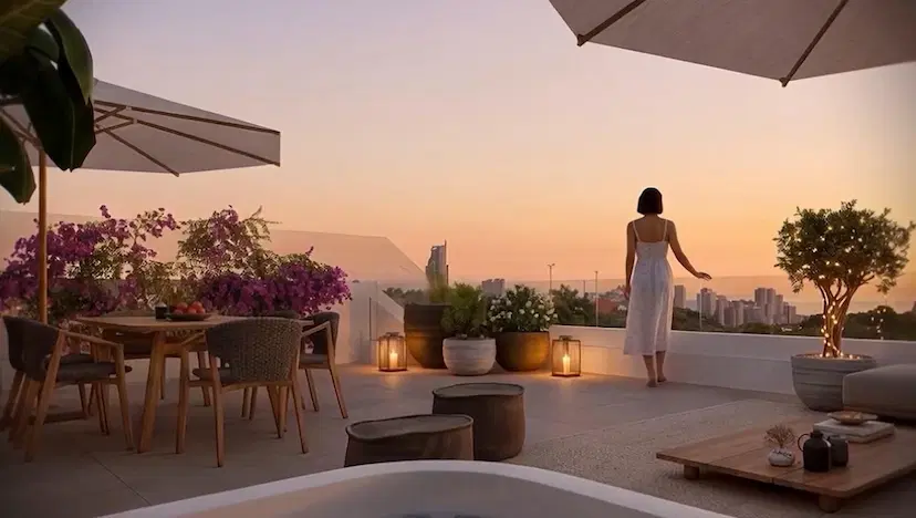 2-bedroom penthouse in Finestrat