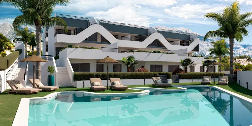 New Build Apartments with Open Views in Alfaz del Pi