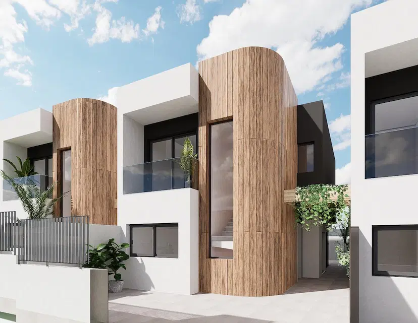 New Build Detached Villas for Sale in Aguilas Murcia Just 500 m from the Beach