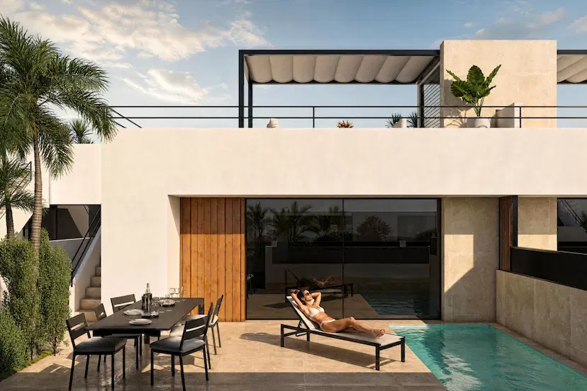 New-build villas at Condado de Alhama Golf Resort, Murcia