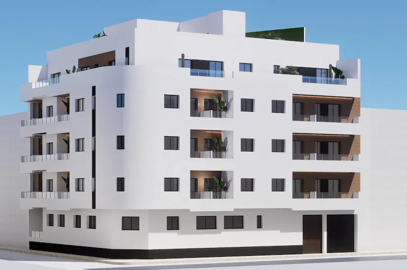 New Build Apartments in the Centre of Torrevieja Near Playa del Cura