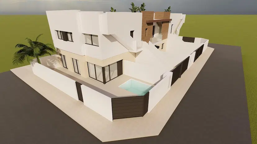 New Build Bungalows for Sale in Lo Pagan Near the Beach and Marina