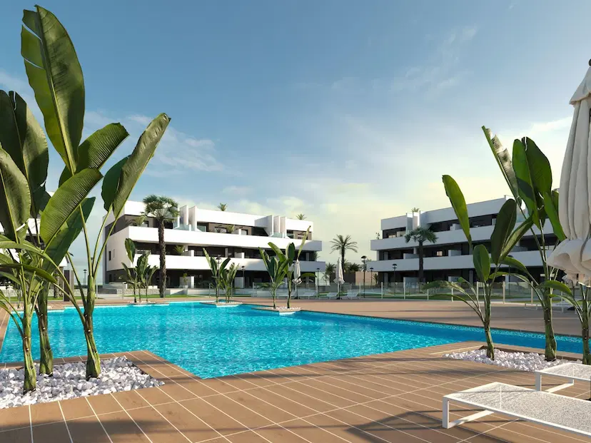 New Build Tourist Licensed Apartments with Lagoon Views in El Raso Guardamar del Segura