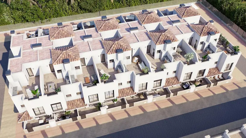 Modern Townhouses Near Golf Courses in Santa Rosalia-Murcia