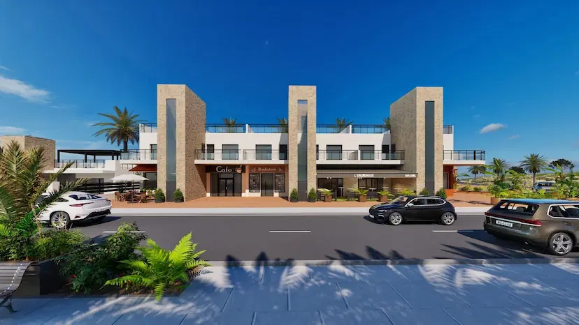 New-build residential development comprising flats, bungalows and villas in Fuente Álamo, Murcia