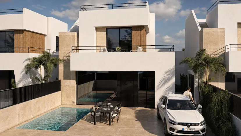 New-build villas at Condado de Alhama Golf Resort, Murcia