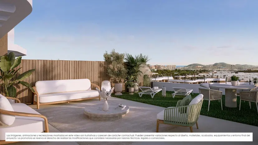 2-bedroom penthouse in Finestrat